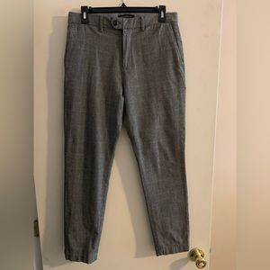 Banana Republic plaid slim tapered fit pants 29x32